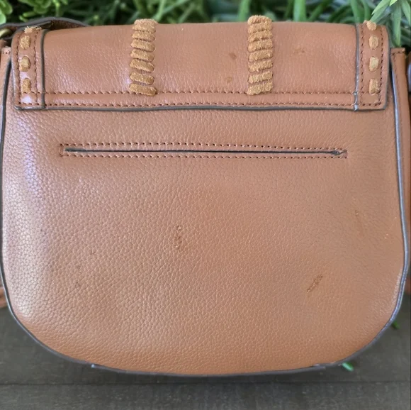 Foley & Corinna Sarabi Saddle Bag In Honey Brown Leather With Tassels - Picture 6 of 10